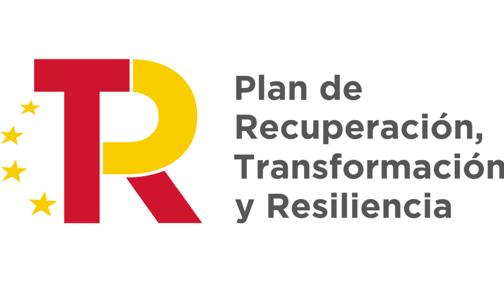 Logo plan de recuperación transformación y resiliencia